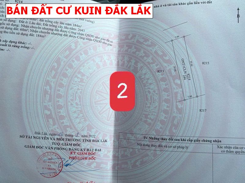 Đất Cư Kuin Daklak giá chỉ 189tr