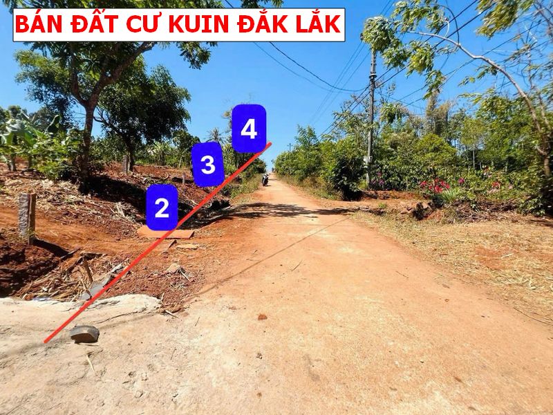 Đất Cư Kuin Daklak giá chỉ 189tr