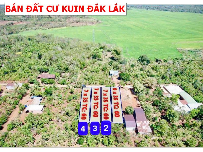 Đất Cư Kuin Daklak giá chỉ 189tr