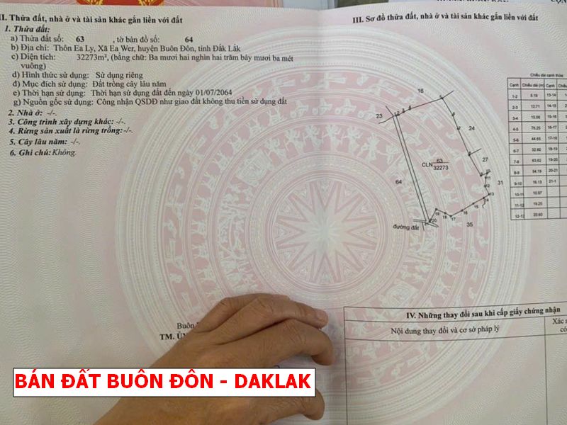 Buôn Đôn – Daklak bán gấp lô vườn rẻ hơn giá nhà nước