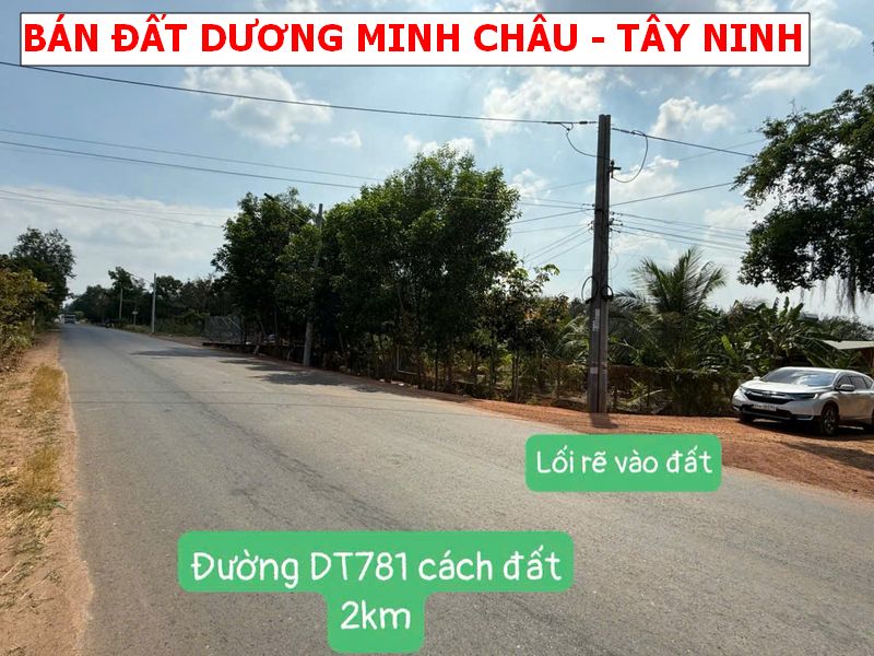 Bán đất Dương Minh Châu – Tây Ninh giá chỉ 288tr/ lô