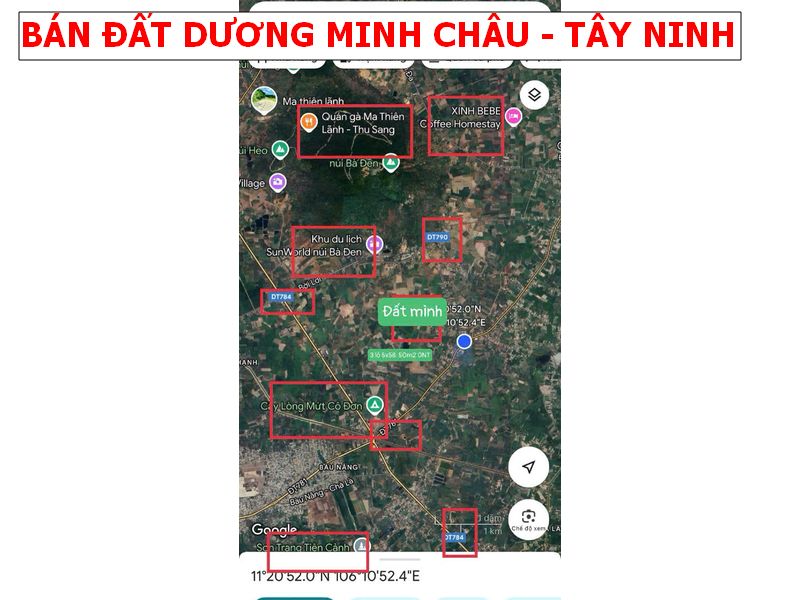 Bán đất Dương Minh Châu – Tây Ninh giá chỉ 288tr/ lô