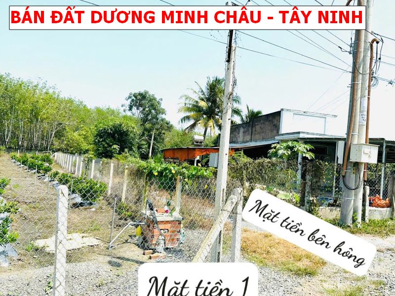 Bán Đất 2 Mặt Tiền Lộc Ninh, Dương Minh Châu – 1045m², 400m² Thổ Cư, Đường Lớn, Giá Chỉ 1 Tỷ 7