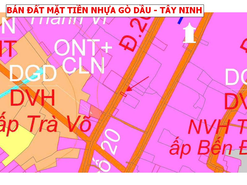 Bán đất mặt tiền nhựa tiện kinh doanh tại Gò Dầu – Tây Ninh giá chỉ 450tr