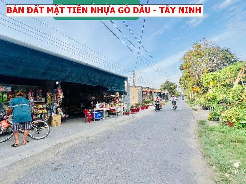 Bán đất mặt tiền nhựa tiện kinh doanh tại Gò Dầu – Tây Ninh giá chỉ 450tr