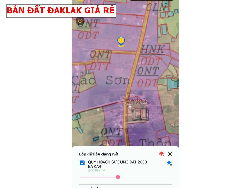 Bán đất Daklak – Eakar giá rẻ
