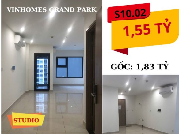Bán lỗ căn hộ Vinhomes Grand Park quận 9