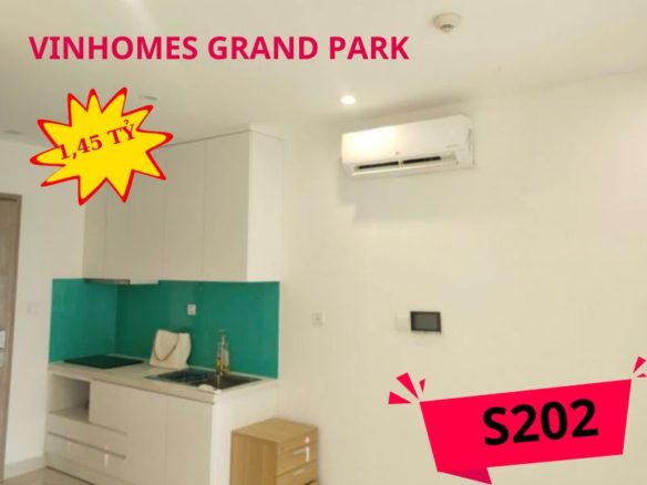 Căn hộ Studio S202 Vinhomes Grand Park giá 1,45 tỷ