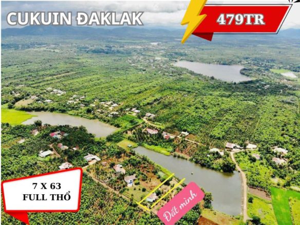 Bán đất Cukuin Đaklak, view hồ siêu đẹp