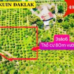 Bán đất Culuin Đaklak giá siêu tốt, 3600m2 có thổ cư giá chỉ 499tr