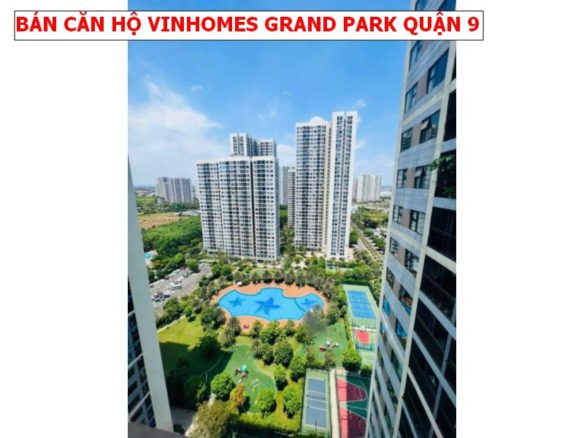 Bán căn hộ Vinhomes Grand Park quận 9, studio sổ sẵn giá 1,55 tỷ
