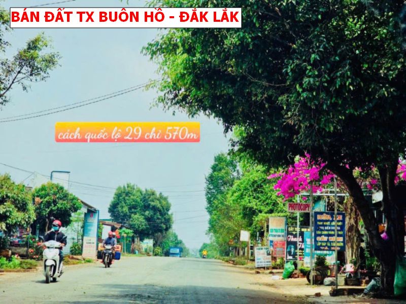 Bán Đất Thị xã Buôn Hồ – Đắk Lắk gía chỉ 189tr