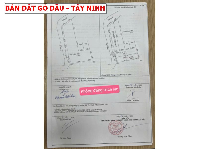Bán đất Gò Dầu- Tây Ninh full thổ cư giá chỉ từ 299tr