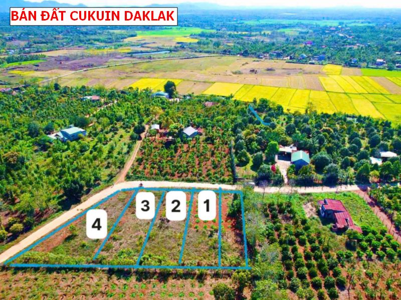 Bán đất tại EaHu Cukuin Daklak – 10 x42 có thổ cư giá 368tr