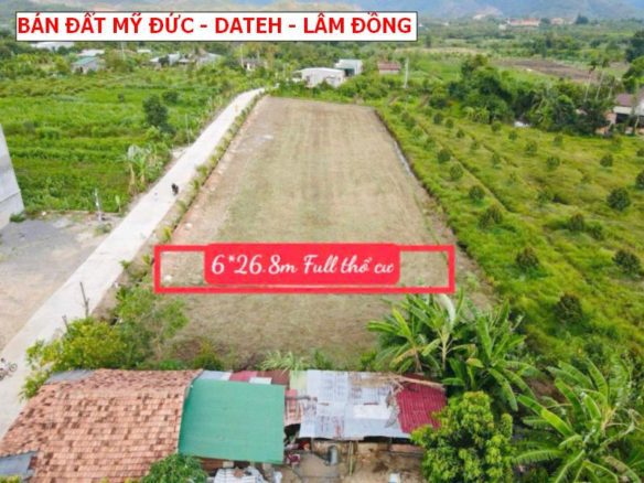 Bán gấp lô đất thổ cư ngay Mỹ Đức – Dateh – Lâm Đồng giá chỉ 279tr