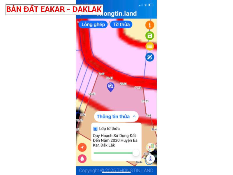 Bán đất Eakar – Đaklal, đất vườn phủ hồng 5400m2 giá chỉ 499tr