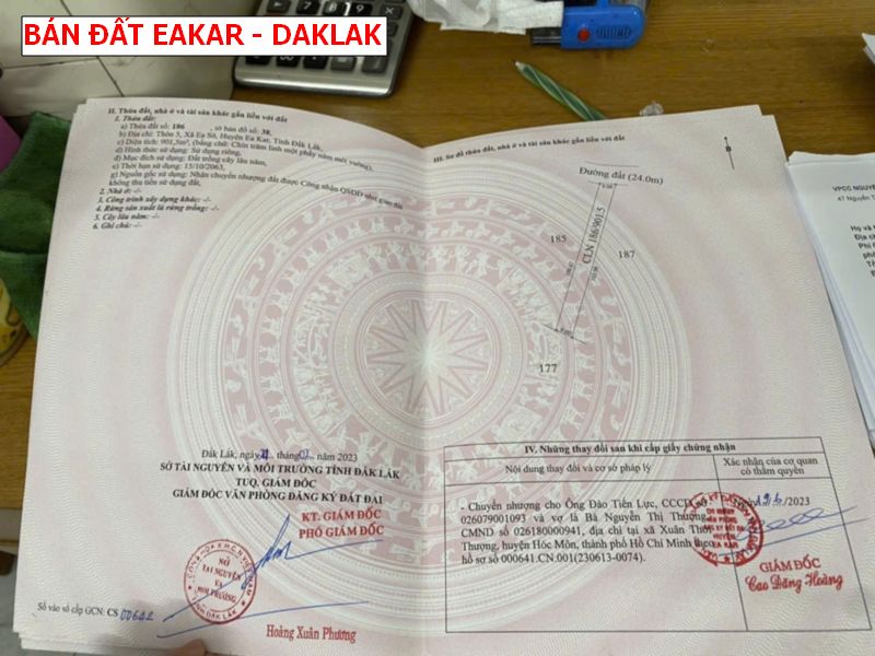 Bán đất Eakar – Đaklal, đất vườn phủ hồng 5400m2 giá chỉ 499tr