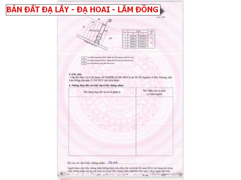 Bán đất Đạ Teh – Đạ Hoai – Lâm Đồng sổ sẵn giá chỉ 239tr/ lô