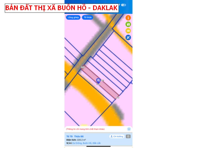 Bán đất Ea Drong, Thị xã Buôn Hồ, Đắk Lắk