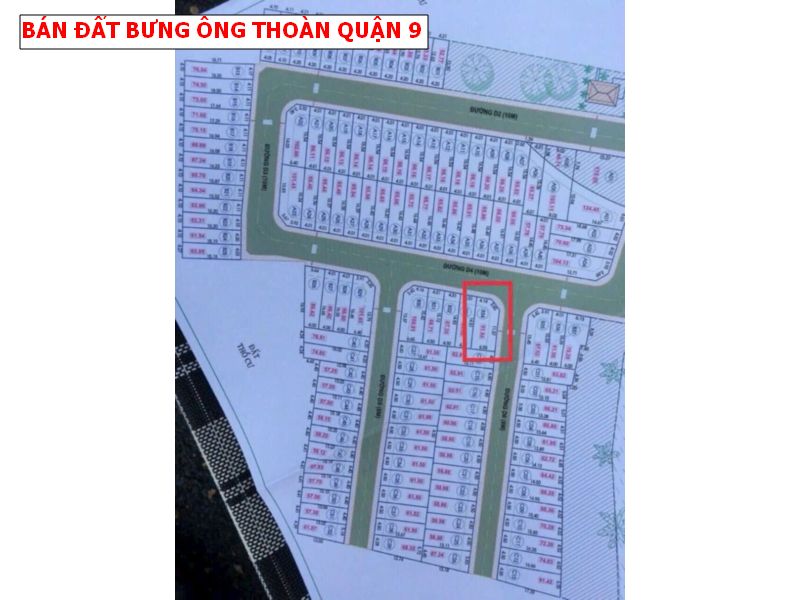 Bán lô góc khu dân cư Diamond Town đường Bưng Ông Thoàn, Phú Hữu, Quận 9
