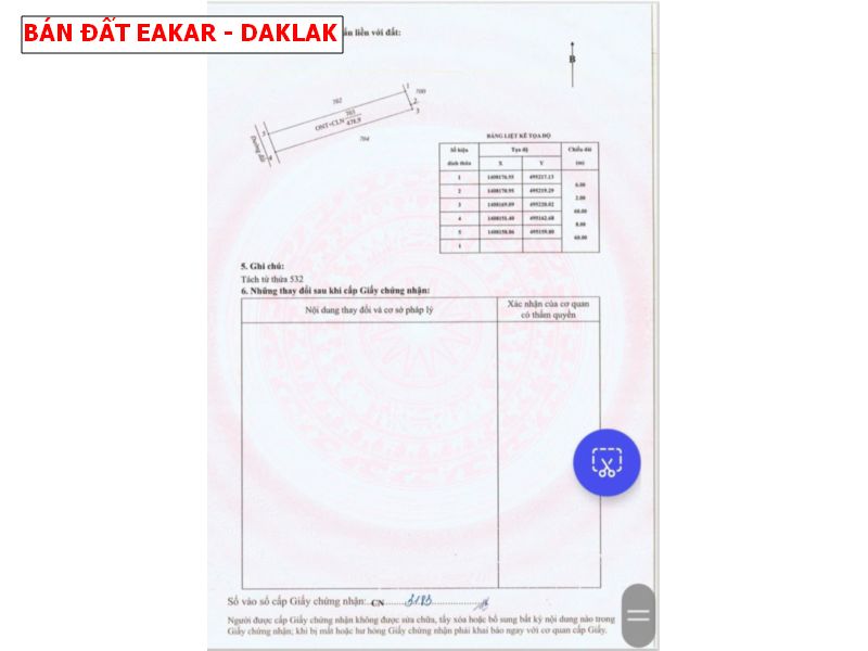 Bán đất Eakar – Daklak giá chỉ 179tr/ lô