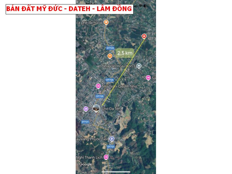Bán đất Mỹ Đức – Dateh – Lâm Đồng, tặng cổng rào quanh đất