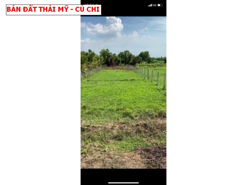 Bán đất Thái Mỹ Củ Chi, mặt tiền nhựa tiện kinh doanh