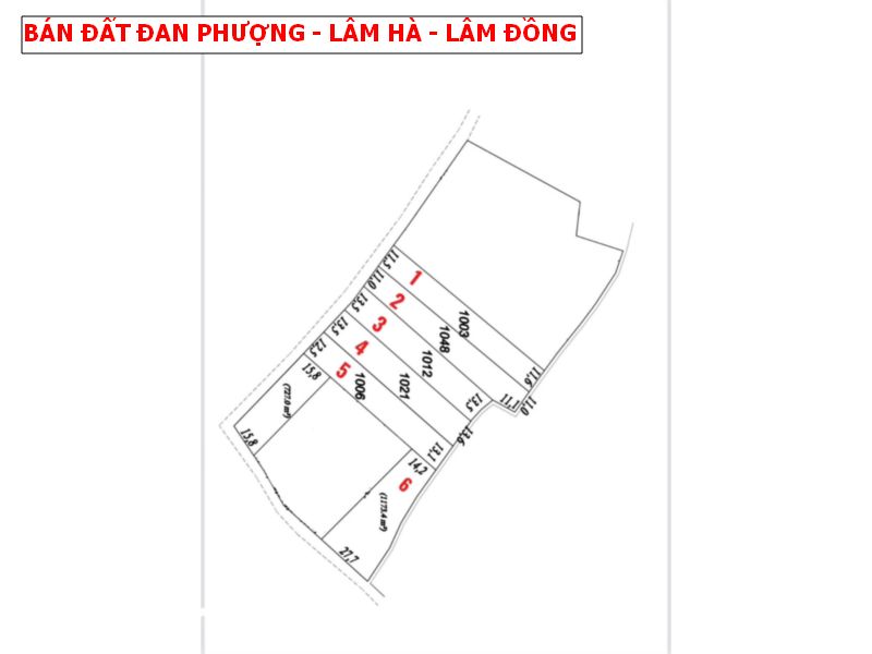 Bán đất Đan Phượng, Lâm Hà – Lâm Đồng, 1000m2 có thổ cư