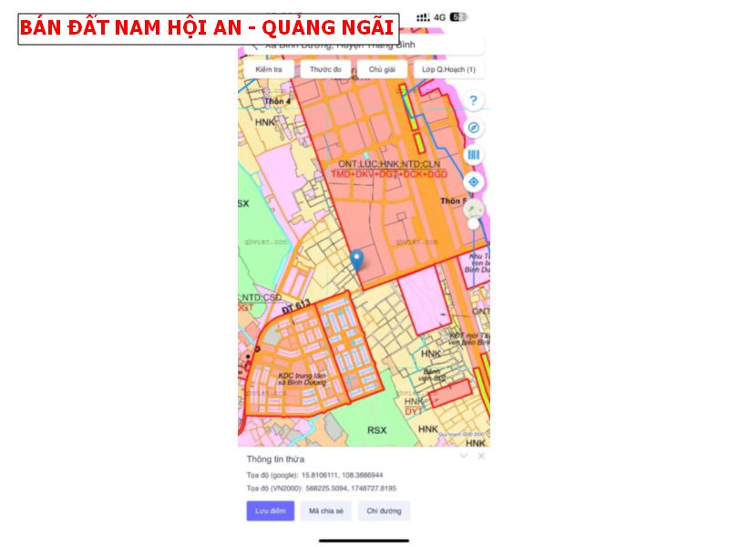 Bán đất ven biển Nam Hội An, Quảng Nam giá chỉ 184tr