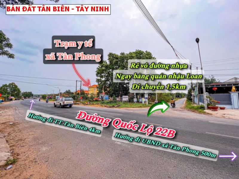 Bán đất vườn Tân Biên Tây Ninh, quy hoạch full hồng đẹp, 1848m giá chỉ 299tr