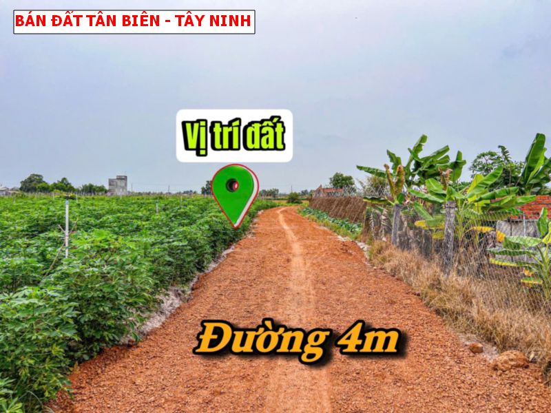 Bán đất vườn Tân Biên Tây Ninh, quy hoạch full hồng đẹp, 1848m giá chỉ 299tr