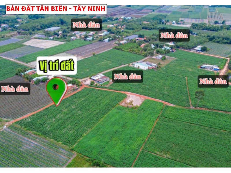 Bán đất vườn Tân Biên Tây Ninh, quy hoạch full hồng đẹp, 1848m giá chỉ 299tr