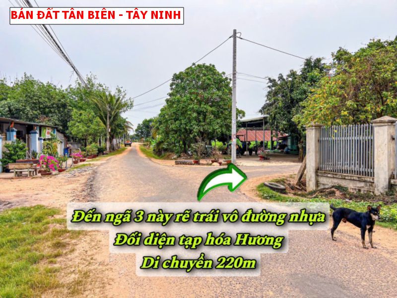 Bán đất vườn Tân Biên Tây Ninh, quy hoạch full hồng đẹp, 1848m giá chỉ 299tr