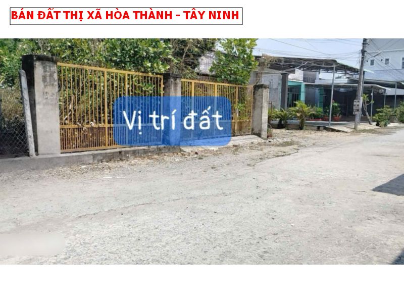 Bán đất thị xã Hòa Tây Ninh – chỉ 575tr