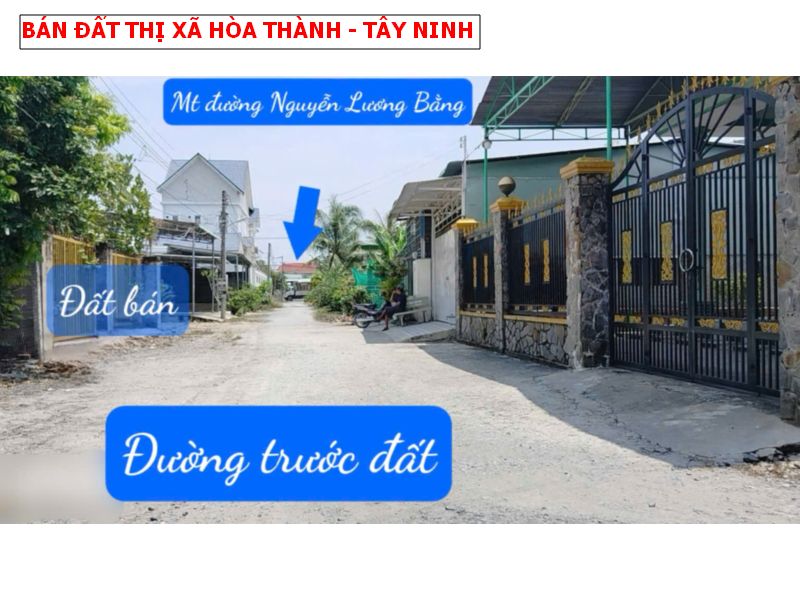 Bán đất thị xã Hòa Tây Ninh – chỉ 575tr