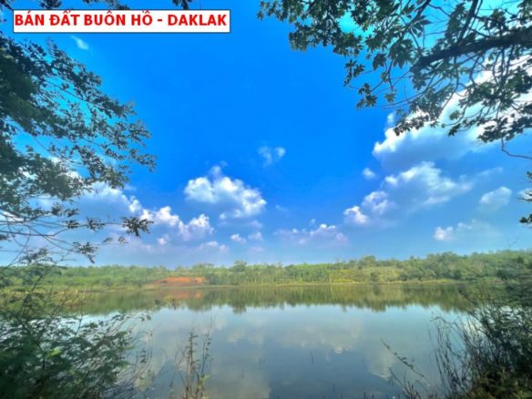 Bán đất TX Buôn Hồ, Daklak, đuôi bám hồ giá chỉ 259tr