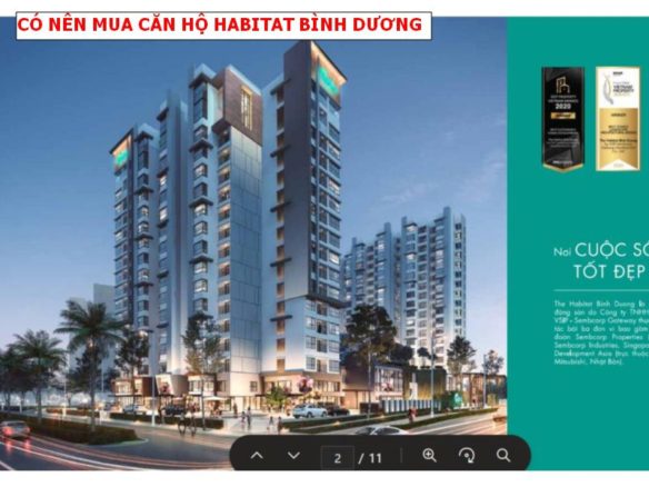 Có nên mua căn hộ The Habitat Bình Dương giai Đoạn 3 ?
