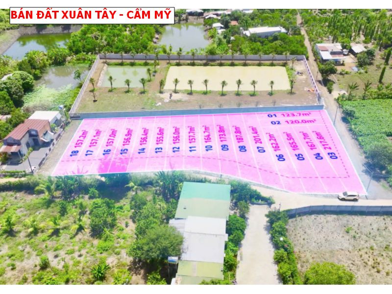Bán đất Xuân Tây – Cẩm Mỹ giá chỉ từ 4xxtr / lô