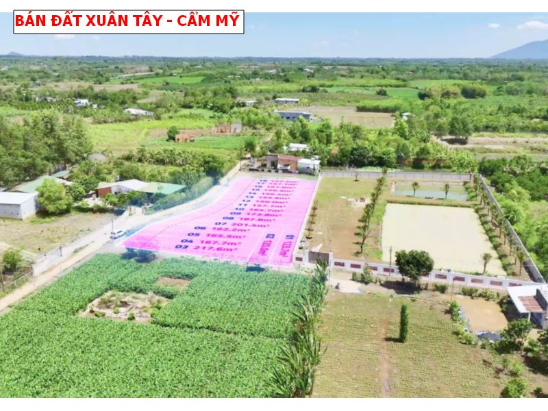 Bán đất Xuân Tây – Cẩm Mỹ giá chỉ từ 4xxtr / lô