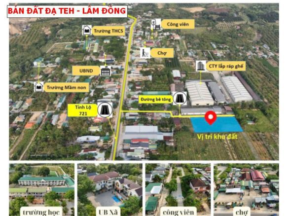 Bán đất Đạ tẻ, Lâm Đồng, vị trí đẹp, sổ sẵn