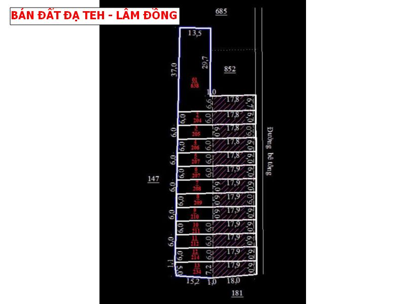 Bán đất Đạ tẻ, Lâm Đồng, vị trí đẹp, sổ sẵn