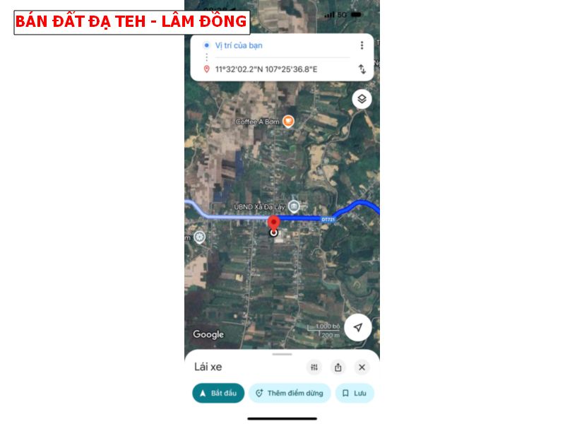 Bán đất Đạ tẻ, Lâm Đồng, vị trí đẹp, sổ sẵn