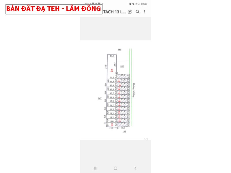 Bán đất Đạ tẻ, Lâm Đồng, vị trí đẹp, sổ sẵn