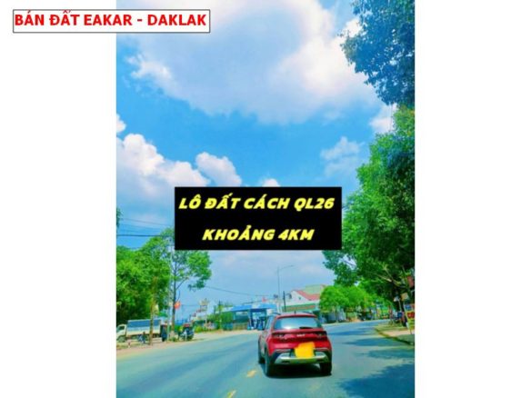 Bán đất Thị trấn Eaknop, đất full hồng giá chỉ 168tr/lô
