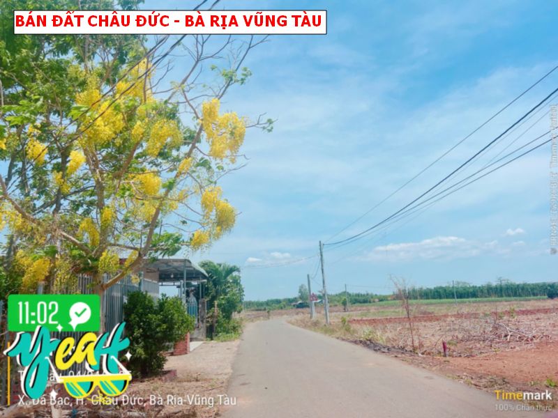 Bán đất Đá Bạc, Châu Đức, Bà Rịa Vũng Tàu, mặt tiền nhựa siêu đẹp