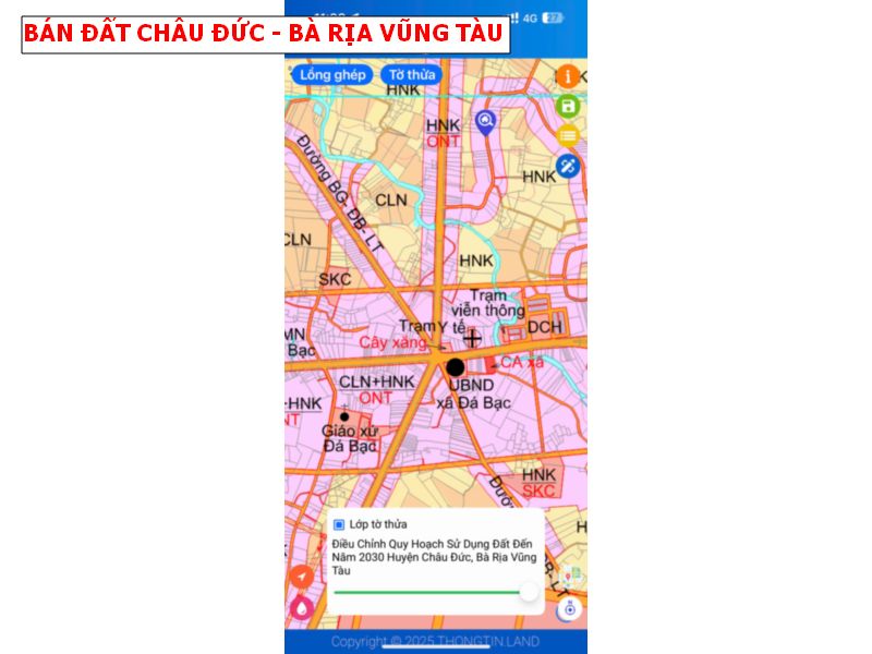 Bán đất Đá Bạc, Châu Đức, Bà Rịa Vũng Tàu, mặt tiền nhựa siêu đẹp
