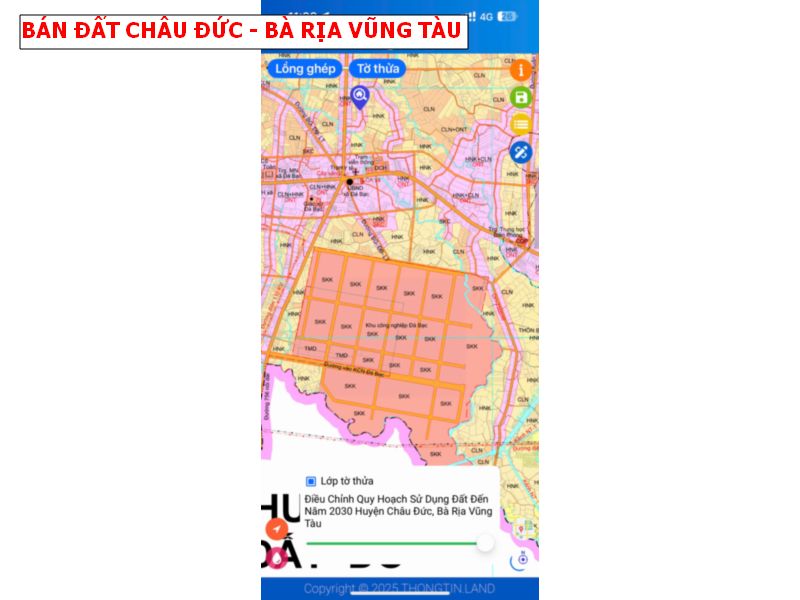 Bán đất Đá Bạc, Châu Đức, Bà Rịa Vũng Tàu, mặt tiền nhựa siêu đẹp
