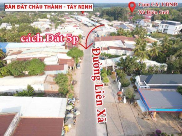 Bán đất xã Biên Giới, Châu Thành, Tây Ninh giá chỉ từ 155tr/ lô