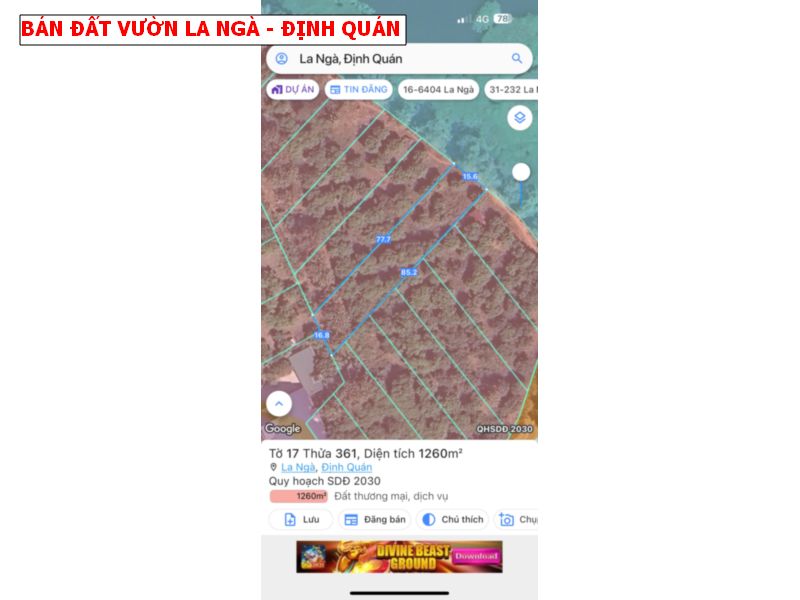 ĐẤT VƯỜN VIEW HỒ TRỊ AN – CHỈ 1,1 TỶ/LÔ – SỔ RIÊNG