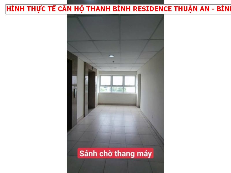 Bán căn hộ Thanh Bình Residence Xã Bình Hòa Thuận An, Bình Dương giá gốc chủ đầu tư, trả chậm 12th không lãi suất
